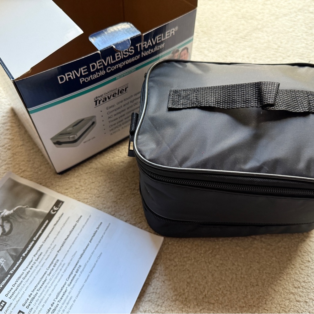 Drive DeVilbiss Traveler 6910P-DR Portable Case, Box, & Accessories New - Picture 6 of 6